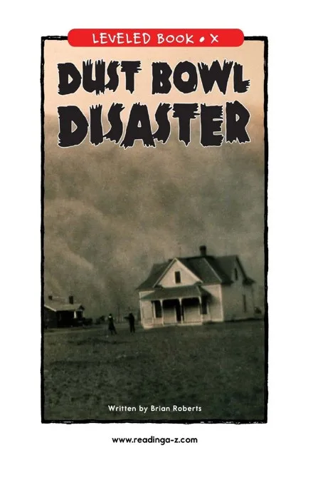 Dust Bowl Disaster cover